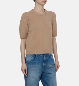 Cashmere Short-sleeve Sweater