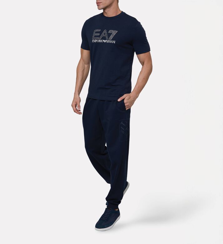 EA7 Cotton Jogger Pants, Model View