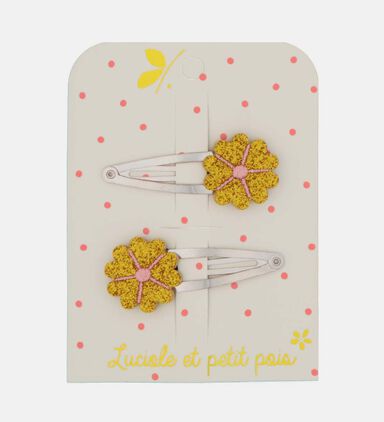 Buttercup Flower Hair Clips