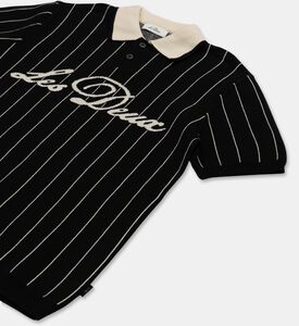 Les Deux Pinstripe Short-sleeve Polo Shirt, Packshot View