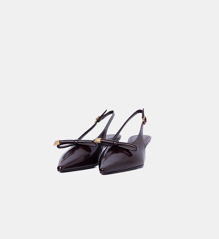Roberto Festa Pointed-toe Slingback Heels, Brown, Eu-38.5, Packshot View