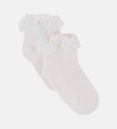 Ruffled Trims Socks