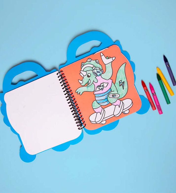 كتاب ملصقات وتلوين دينو سوبر