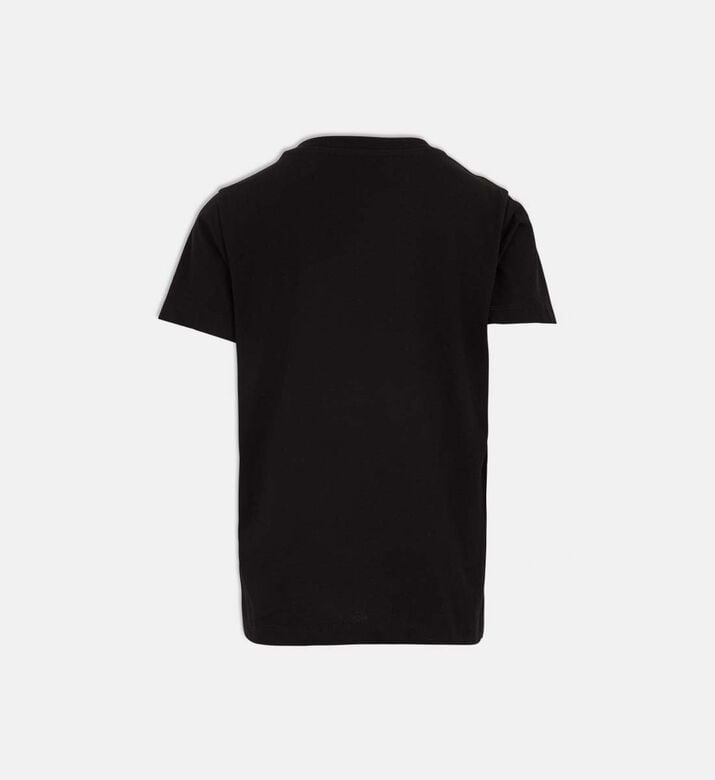 Knit Logo Zig-zag Short-sleeve T-shirt
