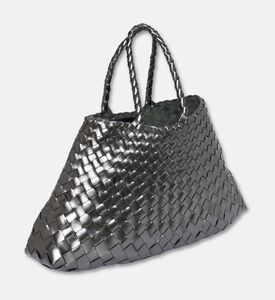 Dragon Diffusion Santa Croce Small Leather Bag, Grey, Packshot View