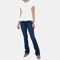 Super High Rise Denim Pants