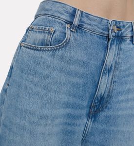 Ganni Casual Wide-leg Denim Pants, Model View