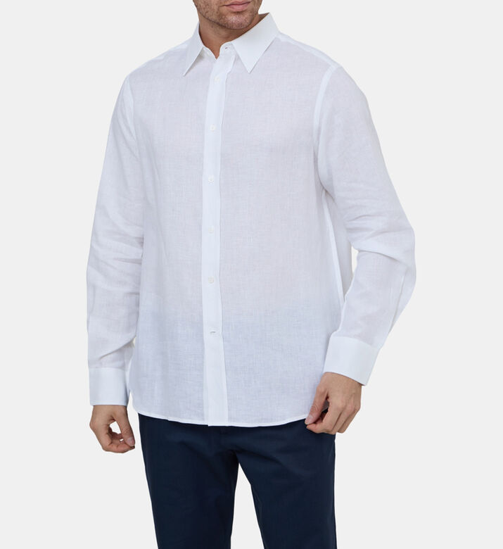 قميص ماريو كتان بأزرار