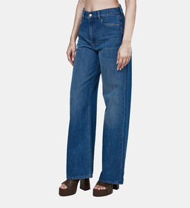 بنطال جينز عريض الساقين نوع 02