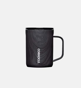 كوب حراري بتصميم خشب محترق - 470 مل