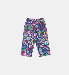 بنطال بطبعة شعار على كامله