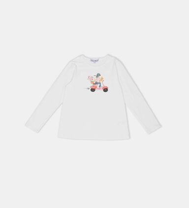 Illustration Raspberry Scooter T-shirt