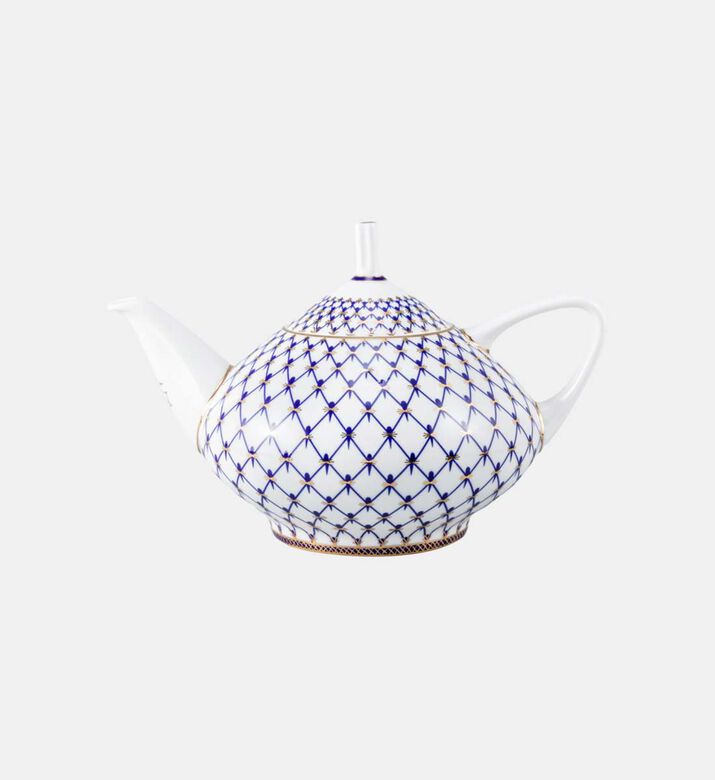 Cobalt Cupola Bone China Tea Pot