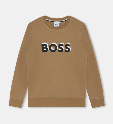 Boy Embossed Logo Sweatshirt