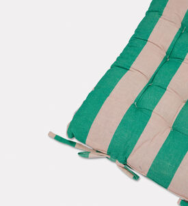 Home Deco and More Linea Striped Chair Pad, Packshot View