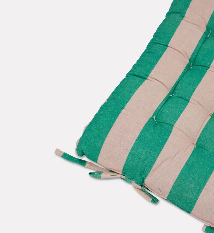 Home Deco and More Linea Striped Chair Pad, Packshot View