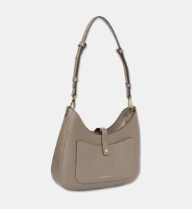 Strathberry Kite Fine Grain Leather Sling Bag, Taupe, Packshot View