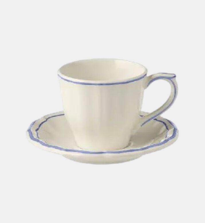 Gien Tea Cups/scrs Filet Bleu, Packshot View
