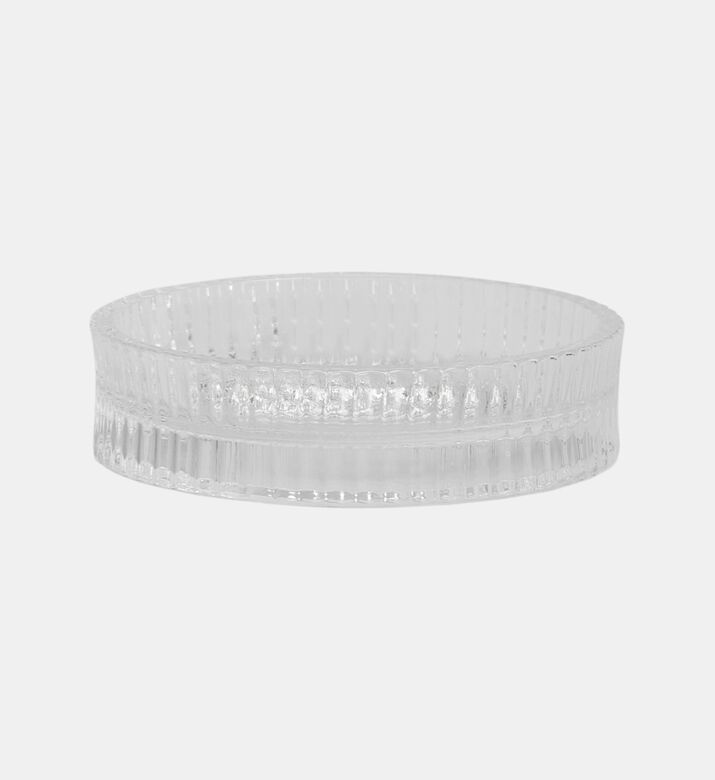 Clear Glass Soap Dish