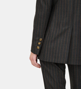 Striped Double-breasted Jacket Striped Double-breasted Jacket