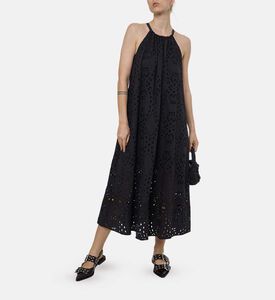 Ribbed Cut-out Halter Mini Dress