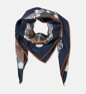 The Zeituna Sacred Hour Silk Tapestry Square Scarf, Packshot View