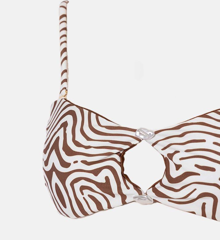 Palmacea Cut-out V-neck Bikini Top, Packshot View