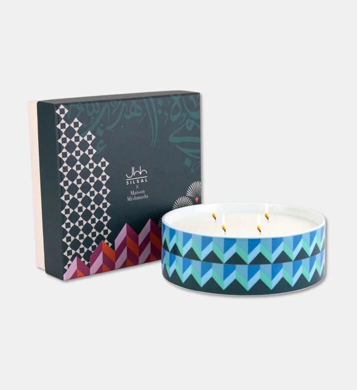 Silsal Candle Bahja Blue, Packshot View