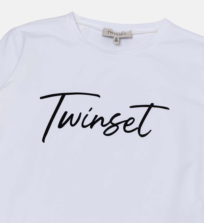 قميص فتاة لامعة طباعة الحروف