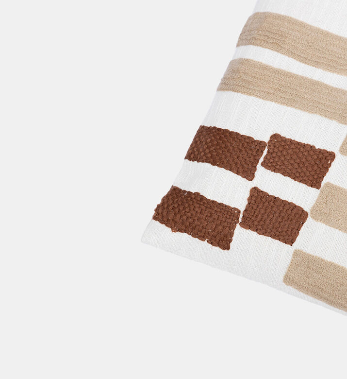 Home Deco and More Nigel Embroidered Print Cushion, Packshot View