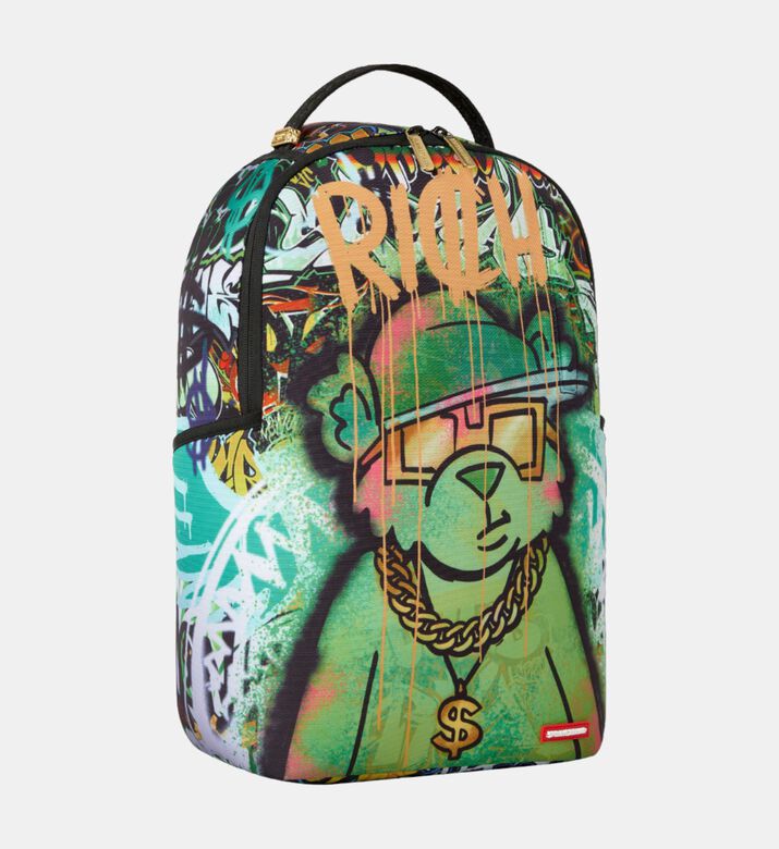 Sprayground Backpack Money Bear Graff, Packshot View