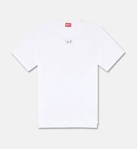 Diesel T-adjust-od Organic Cotton T-shirt, White, L, Packshot View