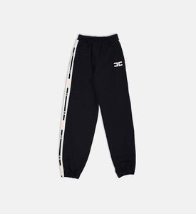 Side Stripe-print Regular-fit Pants