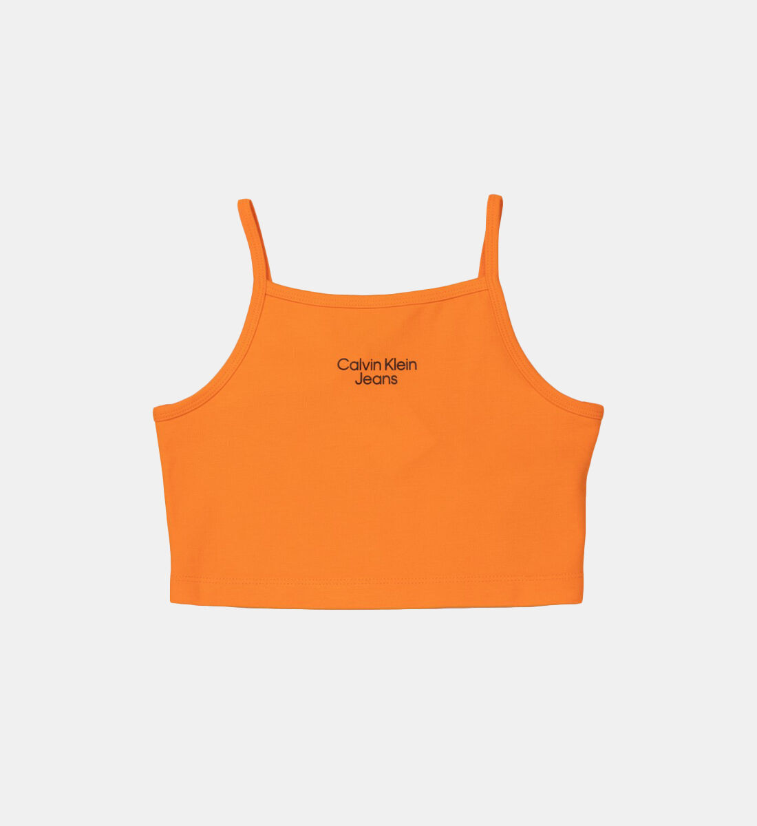 Calvin klein white crop top sales