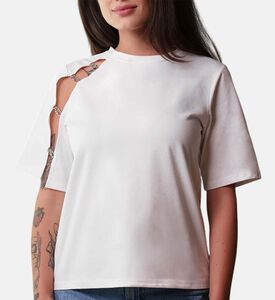 بلوزة باريس قصيرة الأكمام