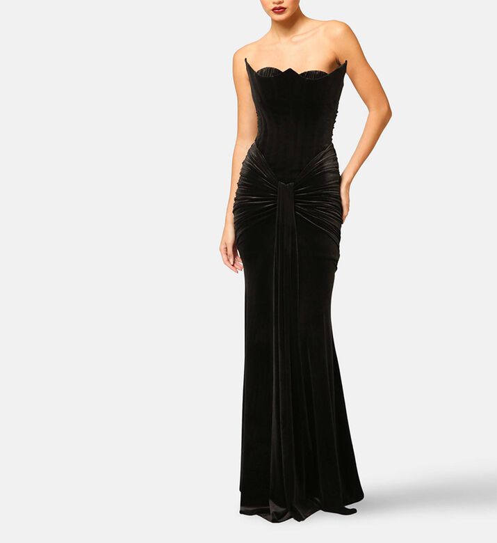 Zeena Zaki Dress Long, Model View