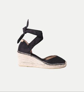 Julia Vegan Linen High-wedge Espadrille