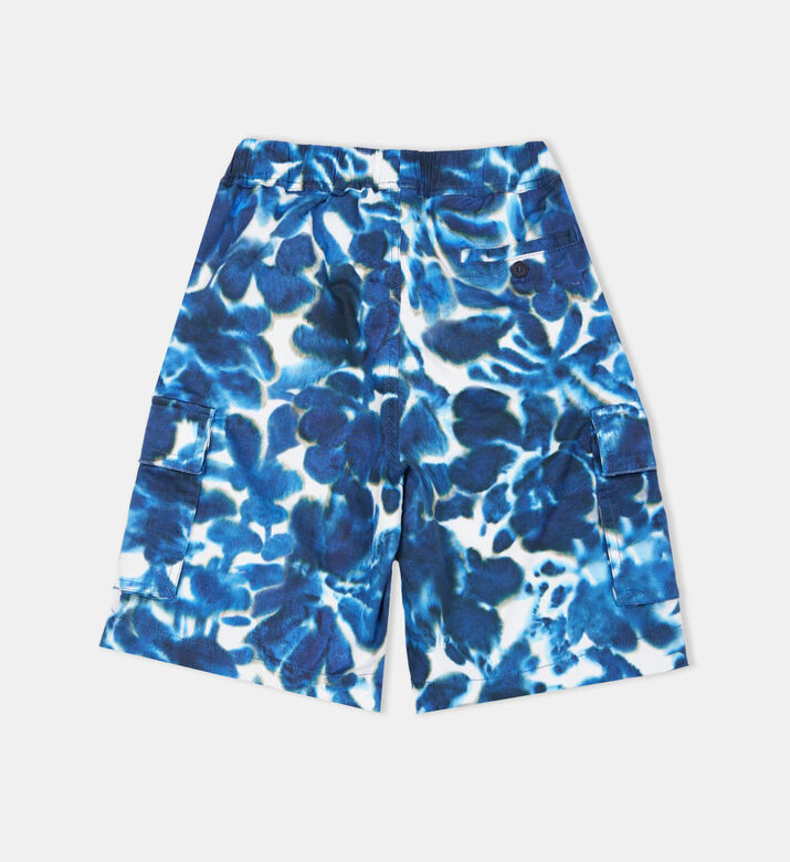 Cargo-style Tie-dye Bermuda Shorts