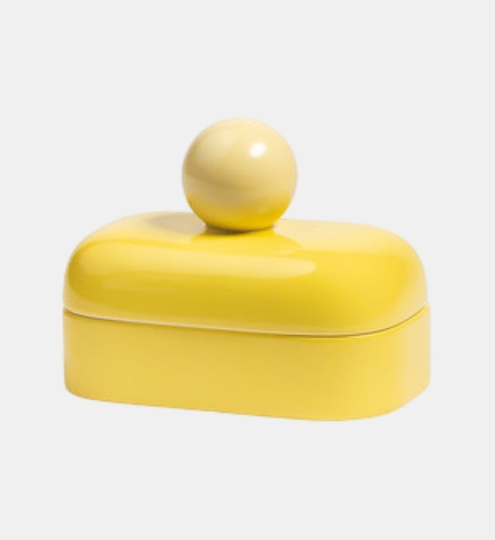 Glass Orb Storage Lid Jar