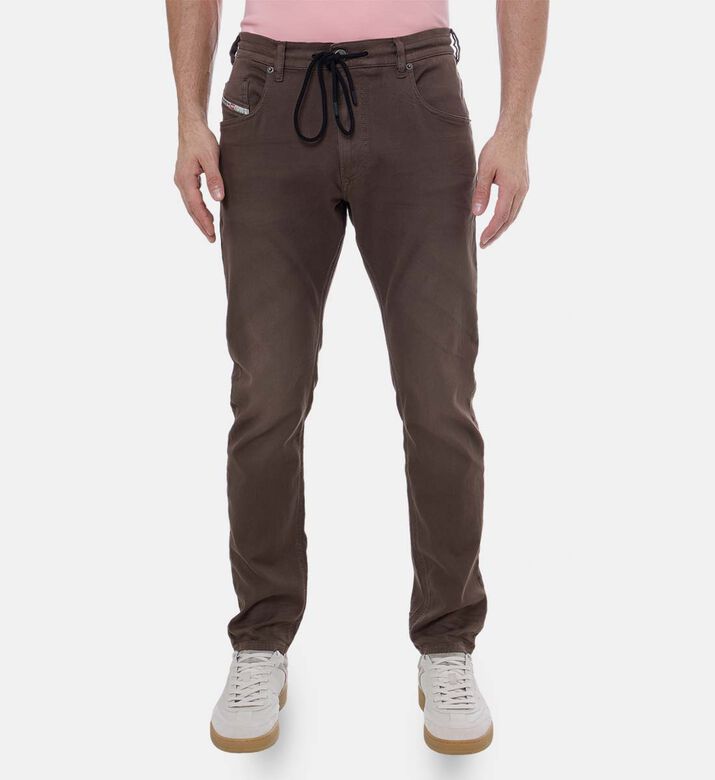 Relaxed-fit Drawstring Denim Pants