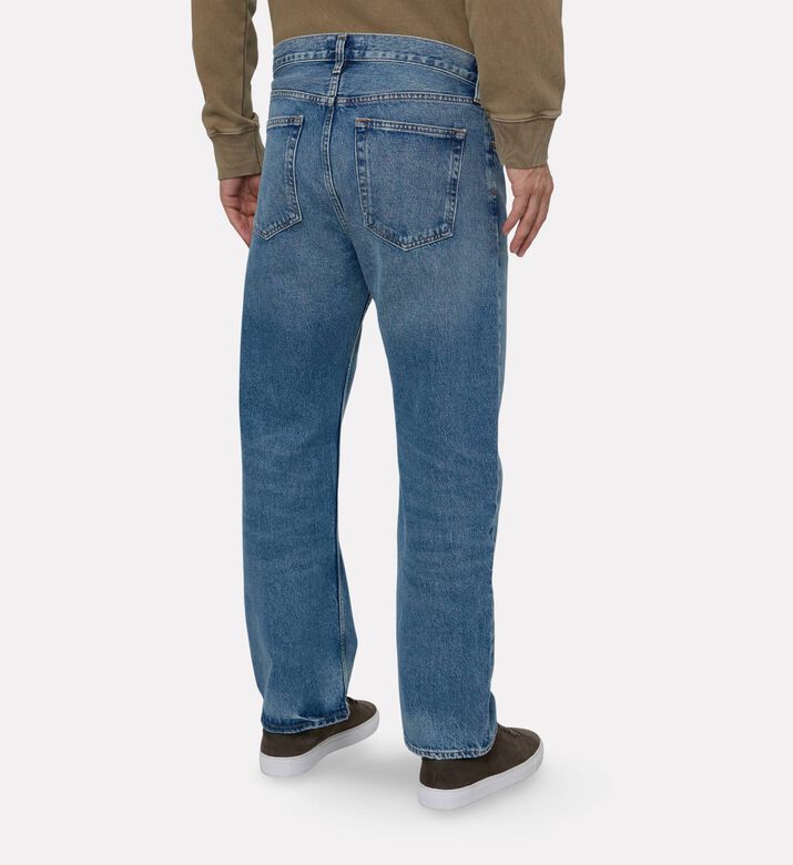 Agolde Floor-skimming Hem Baggy-straight Jeans, Model View