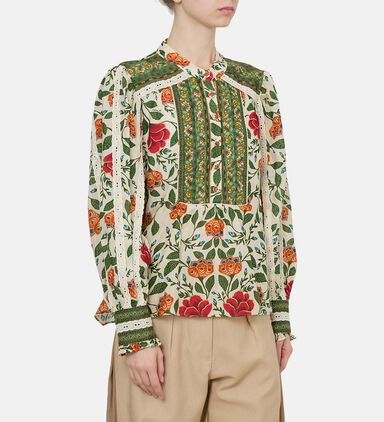 Sand Garden Tapestry Blouse