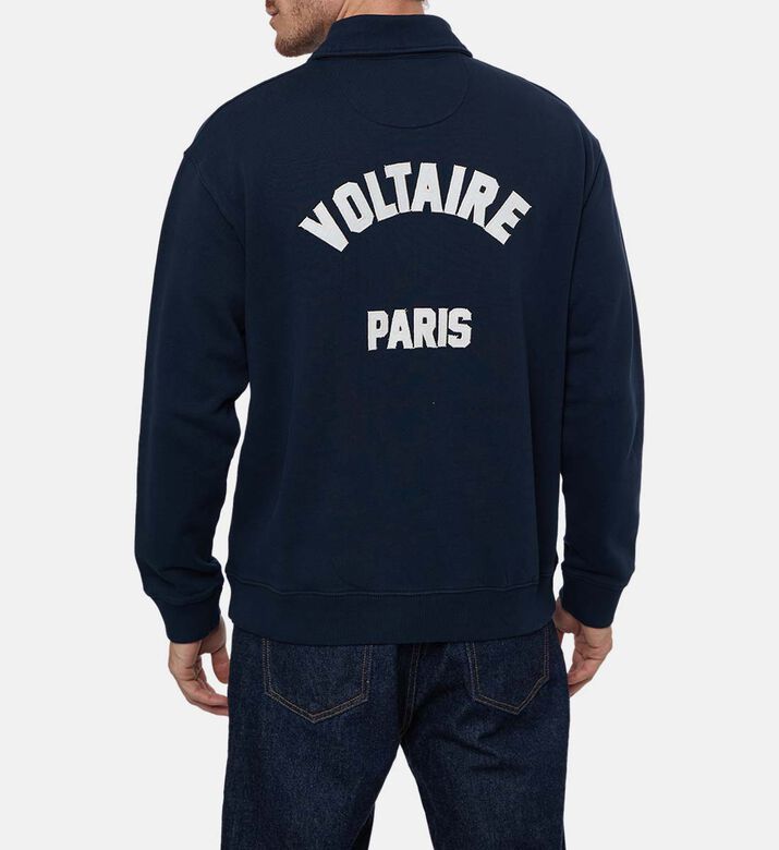 Zadig et Voltaire Zip Fastening Long-sleeve Sweatshirt, Model View