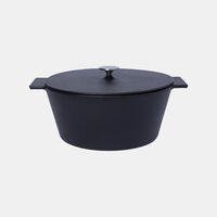 Cast Iron Lidded Casserole