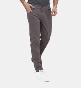 بنطال قطن بقصة ضيقة