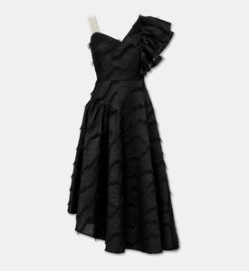 Poca and Poca Asymmetric Ruffle One-shoulder Dress, Packshot View