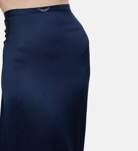 Zadig et Voltaire Side Slit Logo-embroidery Skirt, Model View