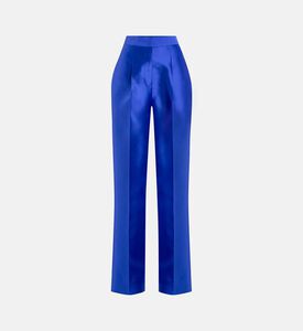 Mikado High-waisted Trousers