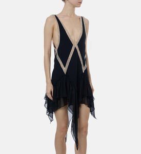 Gold Embellished Mini Dress Gold Embellished Mini Dress
