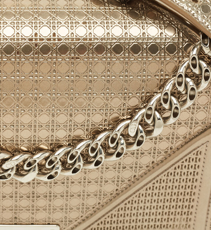 Dior Preowned Dior Metallic Micro Cannage Medium Diorama Shoulder Bag, Packshot View